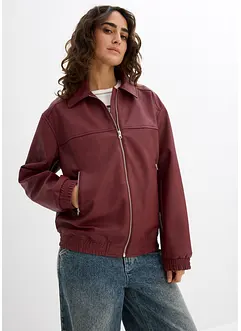 Oversized imitatieleren jas, bonprix
