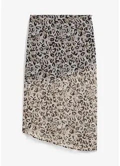 Midirok van fijn chiffon, bonprix