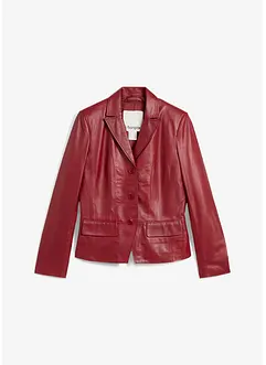 Korte blazer van lamsnappa, bonprix