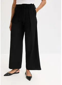 Bandplooibroek met ceintuur, bonprix