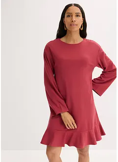 Korte jurk met volant van Punto di Roma, bonprix