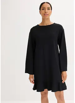 Korte jurk met volant van Punto di Roma, bonprix