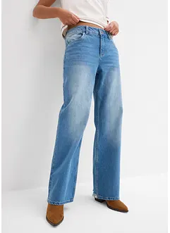 Straight jeans mid waist, bonprix