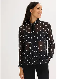 Blouse met strik, bonprix