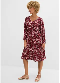 Jersey jurk van crêpe, bonprix