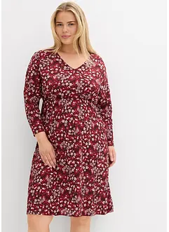 Jersey jurk van crêpe, bonprix