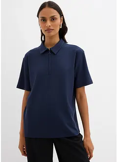 Poloshirt van viscosemix, bonprix