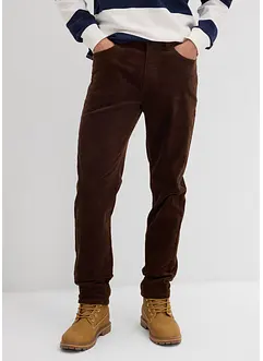 Slim fit stretch corduroy broek met comfort fit, bonprix