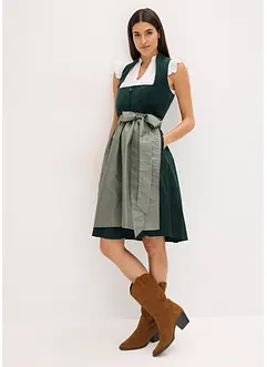 Dirndl met fluweel in midi lengte (2-dlg. set), bonprix