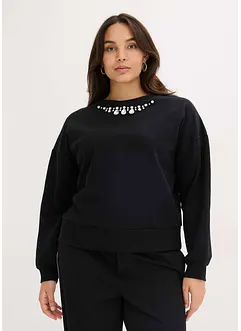 Oversized sweater van katoen, bonprix