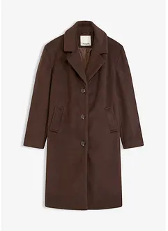 Korte coat in wollen look, bonprix