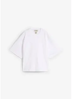 Kort oversized shirt van zwaar biologisch katoen, bonprix