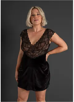 Fluwelen jurk, bonprix