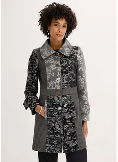 Korte jas met jacquard patroon, bonprix