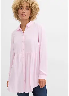 Lange blouse met knoopsluiting van viscose, bonprix