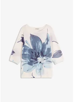 Trui met bloemenprint, bonprix