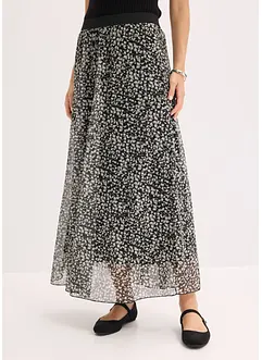 Rok van mesh jersey, bonprix