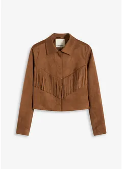 Imitatieleren jas in wildleder look, bonprix