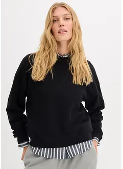Korte oversized sweater van biologisch katoen, bonprix