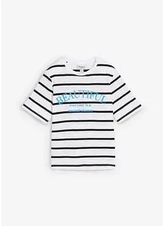 Gestreept T-shirt van puur katoen, bonprix