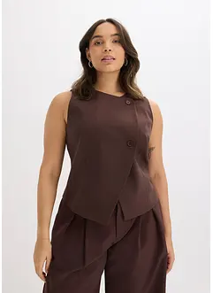 Gilet in een soepele visosemix, bonprix