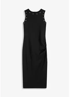 Midi jurk met studs, bonprix