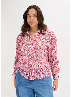 Blouse met glanseffect, bonprix