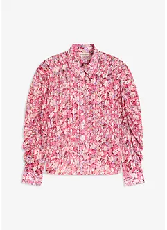 Blouse met glanseffect, bonprix
