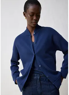 Oversized vest met zijde, bonprix