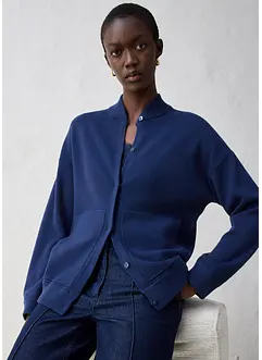 Oversized vest met zijde, bonprix