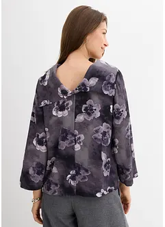 Blouse van gestructureerde crêpe, bonprix