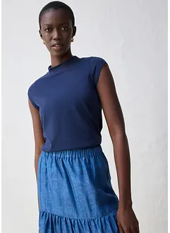 Shirt met zijde, bonprix