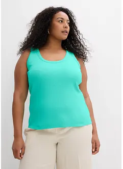 Tanktop met biologisch katoen (set van 2), bonprix