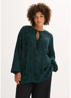 Blouse van gestructureerde viscose, bonprix