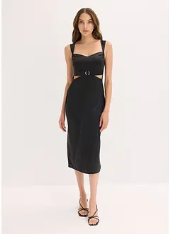 Maxi jurk van soepel satijn, bonprix