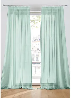 Transparant gordijn van batist met fijne structuur (1 stuk), bonprix