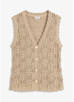 Ajour vest, bonprix