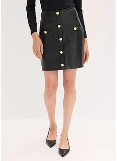 Minirok van imitatieleer, bonprix