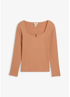 Geribd shirt van biologisch katoen, bonprix