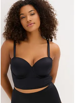 Voorgevormde bh top met glanseffect, bonprix