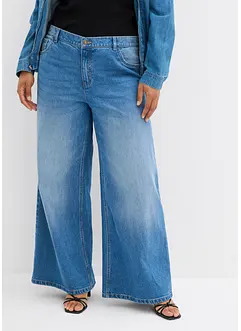Wide leg jeans, mid waist, bonprix