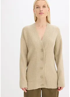 Vest met ribbelbreiwerk, bonprix