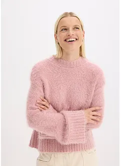 Boxy trui van donzig verengaren, bonprix