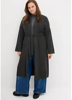 Lang gebreid vest van een viscosemix, bonprix