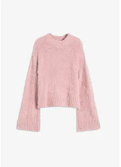 Boxy trui van donzig verengaren, bonprix