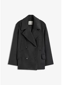 Peacoat in wol-look, bonprix