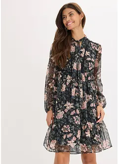 Jurk van chiffon, bonprix