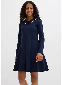 Uitlopende shirtjurk van puur biologisch katoen, bonprix