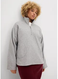 Oversized fleece trui, bonprix