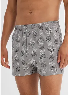 Wijde boxershorts van biologisch katoen (3-pack), bonprix